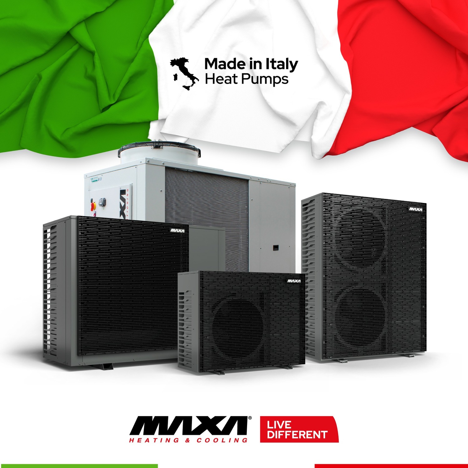 Pompy ciepła MAXA Made in Italy